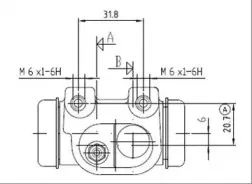 Колесный тормозной цилиндр MOTAQUIP купить