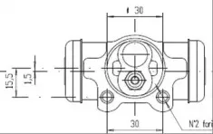 Колесный тормозной цилиндр MOTAQUIP купить