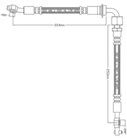 Тормозной шланг MOTAQUIP купить
