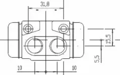 Колесный тормозной цилиндр MOTAQUIP купить