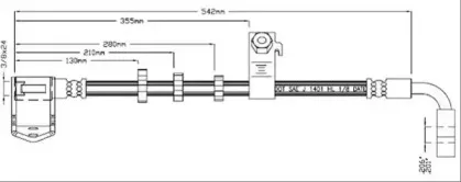 Тормозной шланг MOTAQUIP купить