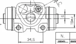 Колесный тормозной цилиндр MOTAQUIP купить