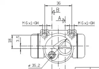 Колесный тормозной цилиндр MOTAQUIP купить