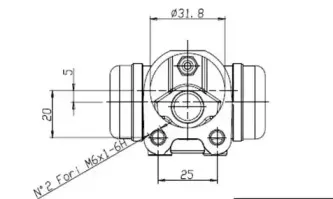 Колесный тормозной цилиндр MOTAQUIP купить