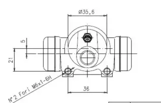 Колесный тормозной цилиндр MOTAQUIP купить