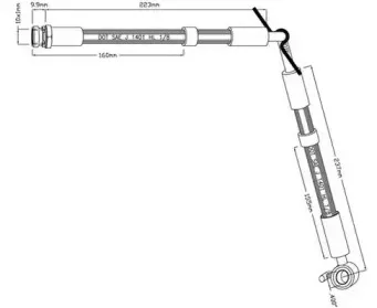 Тормозной шланг MOTAQUIP купить