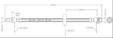 Тормозной шланг MOTAQUIP купить