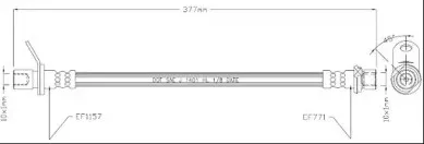 Тормозной шланг MOTAQUIP купить