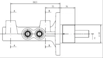 Главный тормозной цилиндр MOTAQUIP купить