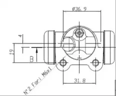 Колесный тормозной цилиндр MOTAQUIP купить