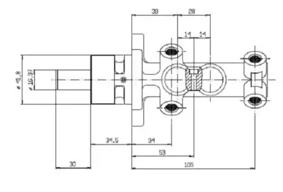 Главный тормозной цилиндр MOTAQUIP купить