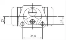Колесный тормозной цилиндр MOTAQUIP купить