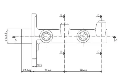 Главный тормозной цилиндр MOTAQUIP купить
