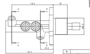 Главный тормозной цилиндр MOTAQUIP купить