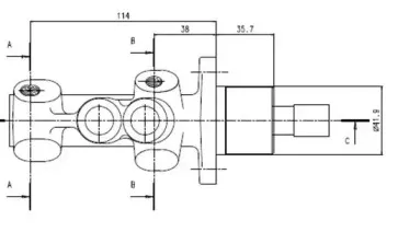 Главный тормозной цилиндр MOTAQUIP купить