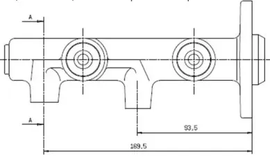 Главный тормозной цилиндр MOTAQUIP купить