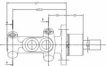 Главный тормозной цилиндр MOTAQUIP купить