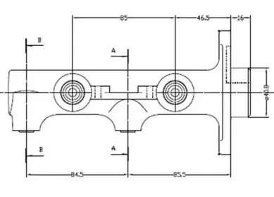Главный тормозной цилиндр MOTAQUIP купить