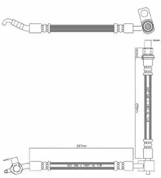Тормозной шланг MOTAQUIP купить