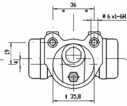 Колесный тормозной цилиндр MOTAQUIP купить