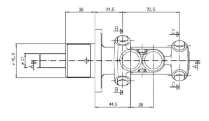 Главный тормозной цилиндр MOTAQUIP купить