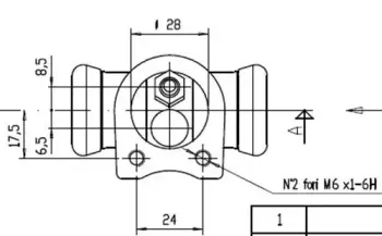 Колесный тормозной цилиндр MOTAQUIP купить