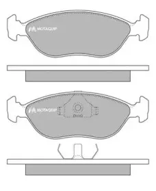 Комплект тормозных колодок, дисковый тормоз MOTAQUIP купить