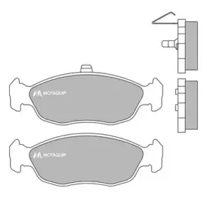 Комплект тормозных колодок, дисковый тормоз MOTAQUIP купить