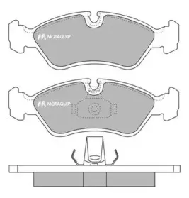 Комплект тормозных колодок, дисковый тормоз MOTAQUIP купить