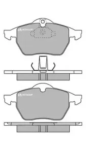 Комплект тормозных колодок, дисковый тормоз MOTAQUIP купить