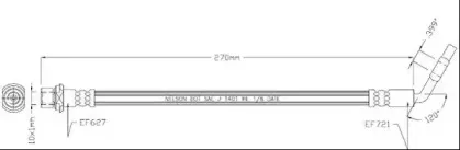 Тормозной шланг MOTAQUIP купить