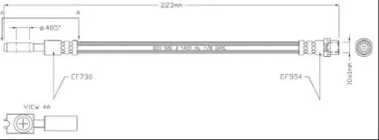 Тормозной шланг MOTAQUIP купить