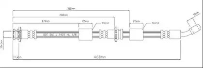 Тормозной шланг MOTAQUIP купить