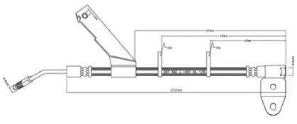 Тормозной шланг MOTAQUIP купить
