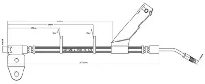 Тормозной шланг MOTAQUIP купить