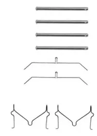 Комплектующие, колодки дискового тормоза MOTAQUIP купить