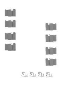 Комплектующие, колодки дискового тормоза MOTAQUIP купить