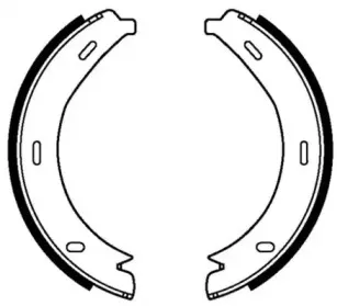 Комплект тормозных колодок, стояночная тормозная система MOTAQUIP купить