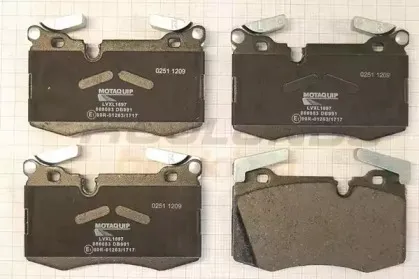 Комплект тормозных колодок, дисковый тормоз MOTAQUIP купить