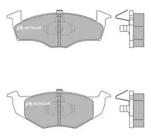 Комплект тормозных колодок, дисковый тормоз MOTAQUIP купить