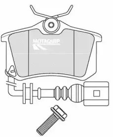 Комплект тормозных колодок, дисковый тормоз MOTAQUIP купить