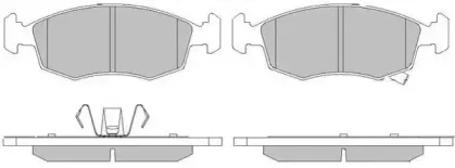 Комплект тормозных колодок, дисковый тормоз MOTAQUIP купить