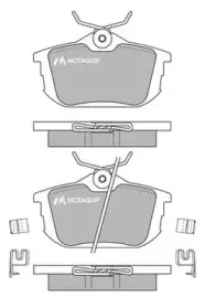 Комплект тормозных колодок, дисковый тормоз MOTAQUIP купить