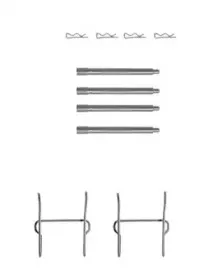 Комплектующие, колодки дискового тормоза MOTAQUIP купить