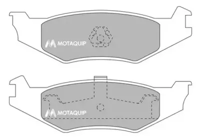 Комплект тормозных колодок, дисковый тормоз MOTAQUIP купить