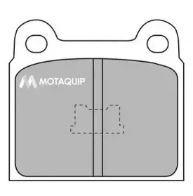 Комплект тормозных колодок, дисковый тормоз MOTAQUIP купить