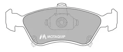 Комплект тормозных колодок, дисковый тормоз MOTAQUIP купить