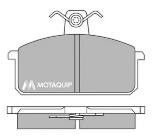 Комплект тормозных колодок, дисковый тормоз MOTAQUIP купить