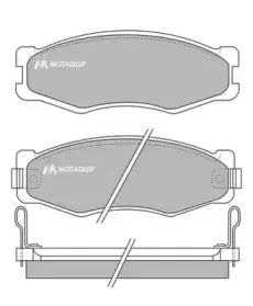 Комплект тормозных колодок, дисковый тормоз MOTAQUIP купить
