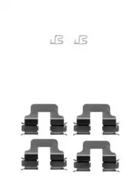 Комплектующие, колодки дискового тормоза MOTAQUIP купить